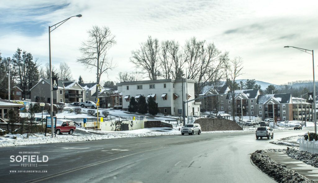 College Walk Apartments - Boone, NC - View from the street