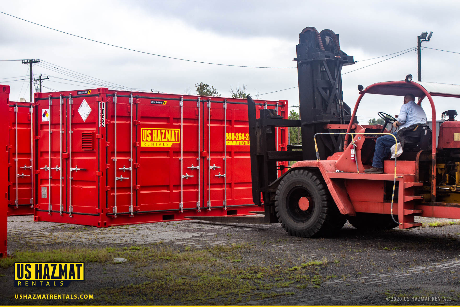 US Hazmat Rentals Factory - forklift