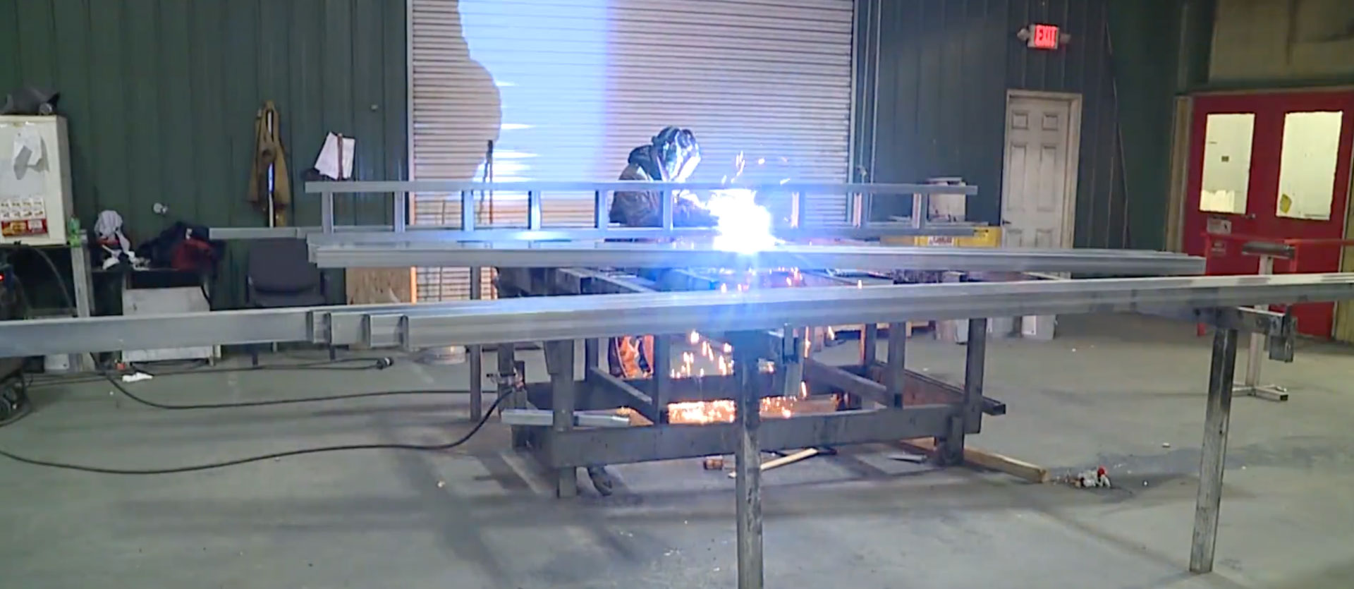 US Safe Room factory welding